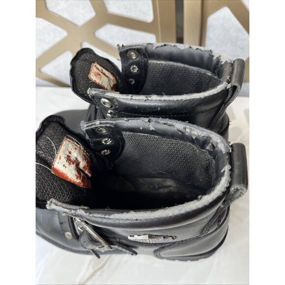 vtg harley davidson Black Leather Moto  Boots Uk 7.5 Eu 41 Men Us 8.5 Women 10 main image 8